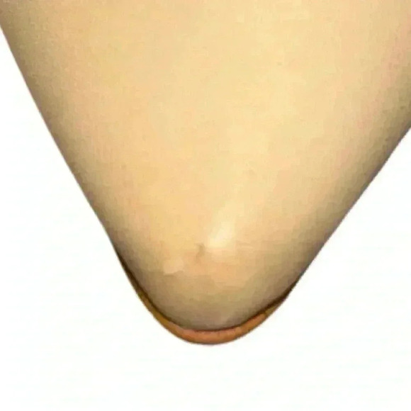 1.State Saffy Block Heel Pointy Toe Pump, Nude Leather, Womens Size 8.5 M / 39 - Picture 10 of 10